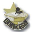 Academic Achievement Pin - "Reading"